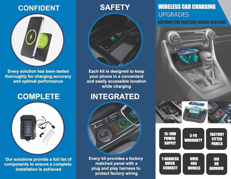 Wireless Car Charger Retrofit - Vehicle Specific for 2007 - 2012 Toyota Corolla - Ensight Automotive Solutions - 