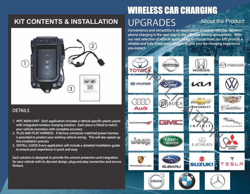 Wireless Car Charger Retrofit - Vehicle Specific for 2021-2022 Audi A3 - Ensight Automotive Solutions -